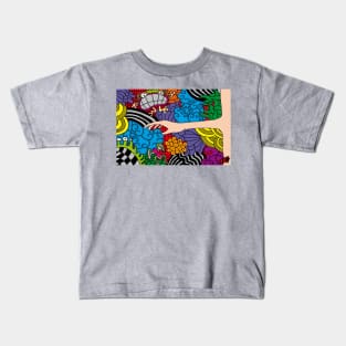 The hand of the imagination. Kids T-Shirt